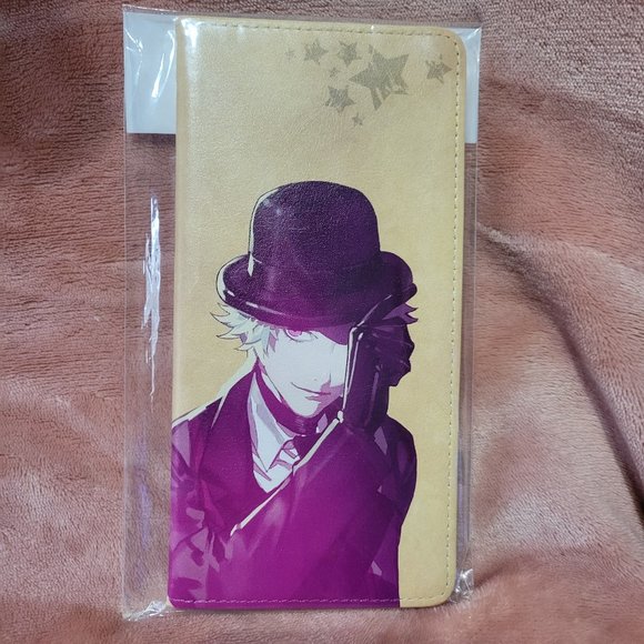 Uta no Prince-sama Kurosaki Ranmaru Faux Leather Premium Ticket Case Holder - Picture 1 of 5